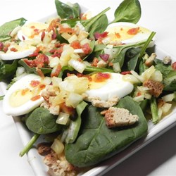 Tangy Spinach Salad Recipe