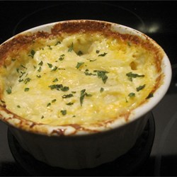 Double Cheesy Au Gratin Potatoes  Recipe