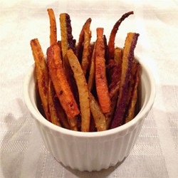 Cajun Rainbow Carrot Fries Recipe