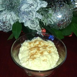 Eggnog-Flavored Rice Pudding Recipe