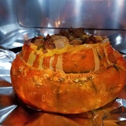 Sausage-Stuffed Turban Squash Recipe