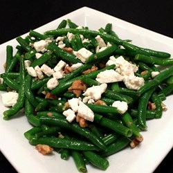 Green Beans with Feta and Walnuts Recipe