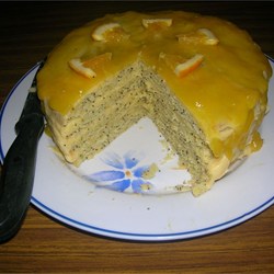 Poppy Seed Torte with Orange Glaze Recipe