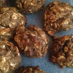 Sugar-Free Banana Oatmeal Cookies with Almonds Recipe