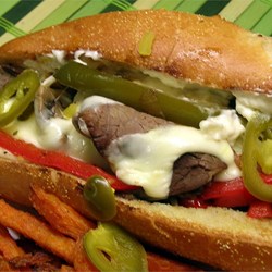 Philly Cheesesteak Sandwich with Garlic Mayo Recipe