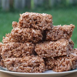 Coconut and Chocolate Rice Crispies Recipe