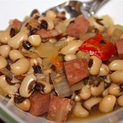 Slow Cooker Spicy Black-Eyed Peas Recipe