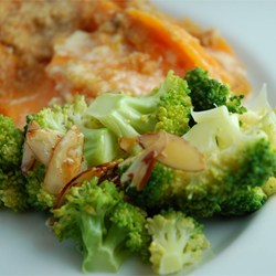 Broccoli With Lemon Almond Butter Recipe