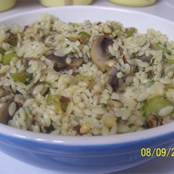 Hazelnut-Mushroom Pilaf Recipe