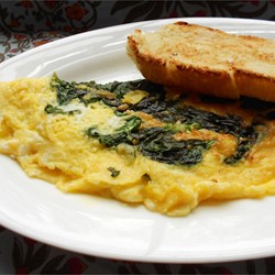Baby Spinach Omelet Recipe
