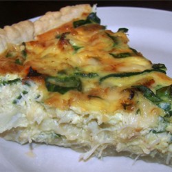 Crab and Swiss Quiche Recipe