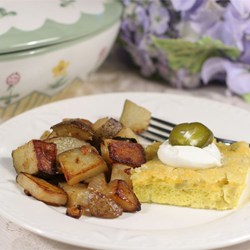 Green Chile Frittata Recipe