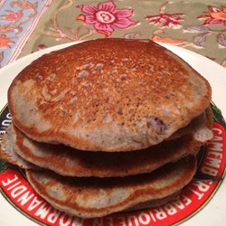 Blue Cornmeal Pancakes Recipe