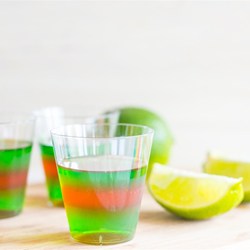 Layered Margarita Jell-O® Shots Recipe