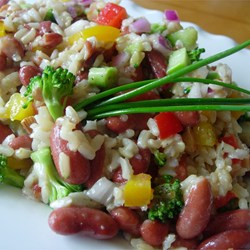 Nutty Brown Rice Salad Recipe