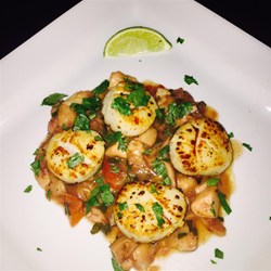 Scallops with White Wine Sauce II Recipe