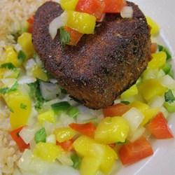 Blackened Tuna Steaks with Mango Salsa Recipe