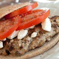 Feta Cheese Turkey Burgers Recipe