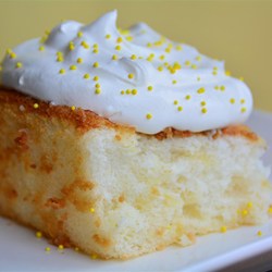 Pineapple Angel Food Cake I Recipe