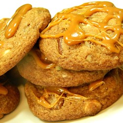 Caramel Pecan Cinnamon Roll Cookies Recipe