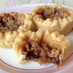 Coconut Pecan Raisin Butter Tarts Recipe