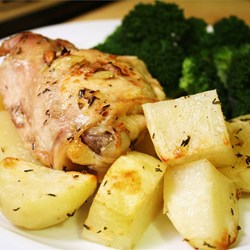 Lebanese Chicken and Potatoes Recipe