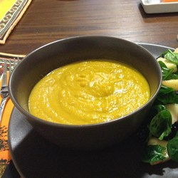 Roasted Carrot and Cauliflower Curried Soup Recipe