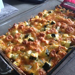 Cheesy Zucchini Casserole I Recipe