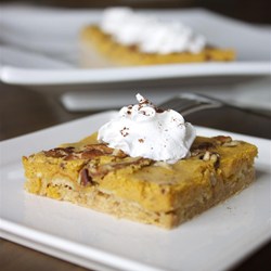 Pumpkin Cheesecake Bars Recipe