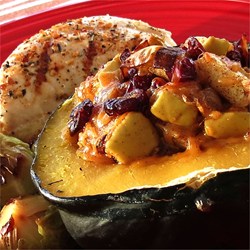Apple-Stuffed Acorn Squash Recipe