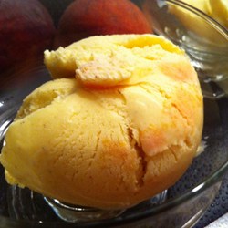 Spiced Ginger-Peach Ice Cream Recipe