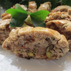 Cinnamon Biscotti with Pistachios  Recipe