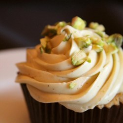 Chocolate-Orange Cupcakes with Pistachio Buttercream Recipe