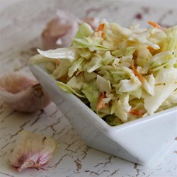 Vincent's Famous Garlic Coleslaw Recipe