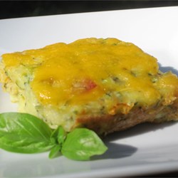 Baked Zucchini Squares Recipe