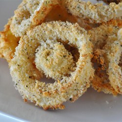 Sweet Baked Onion Rings  Recipe