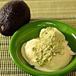 Avocado Ice Cream Sauce Recipe