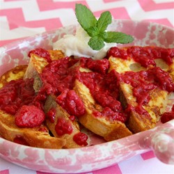 Homemade Raspberry Sauce for Pancakes or Crepes Recipe
