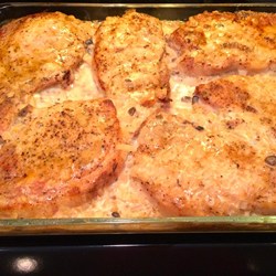Mushroom Sauce Baked Pork Chops Recipe