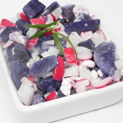 Red, White and Blue Potato Salad Recipe