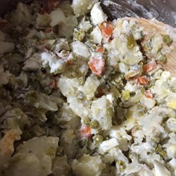 Authentic Russian Salad 'Olivye' Recipe