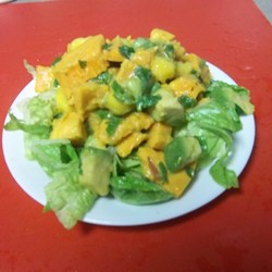 Roasted Sweet Potato Mango Salad Recipe
