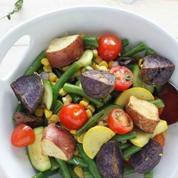 Rainbow Roasted Potato Salad Recipe