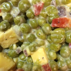 Pea Salad With Pimentos and Cheese Recipe