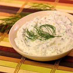 Tzatziki Sauce with Dill Recipe