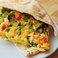 Spinach and Tomato Pita Filling Recipe