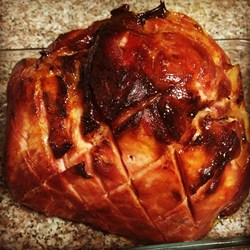 Ham with Honey and Brown Sugar Glaze Recipe