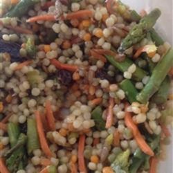 Curried Couscous with Asparagus and Bleu Cheese Recipe