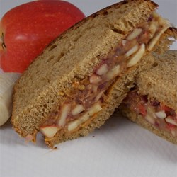 P-nutty Fruit Salad Sandwich Recipe