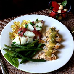 Grilled Tuna Steaks with Dill Sauce Recipe